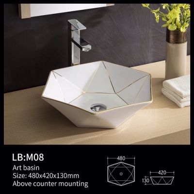 Chậu Lavabo nghệ thuật (CNT09)