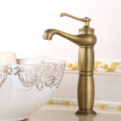 Vòi Lavabo đồng thau cổ điển